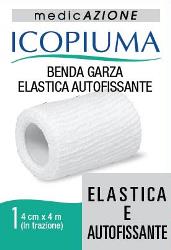 ICOPIUMA BENDA GARZA ELASTICA AUTOFISSANTE CM 4X4 MT - Farmacia De Pasquale