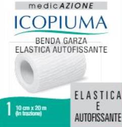 ICOPIUMA BENDA GARZA ELASTICA AUTOFISSANTE CM 10X20 MT - Farmacia De Pasquale