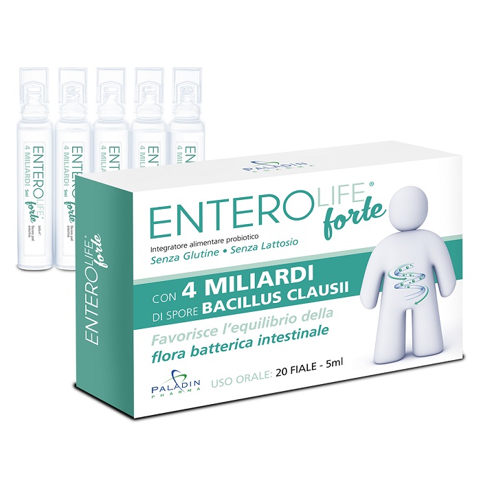 ENTEROLIFE FORTE 4 MILIARDI 20 FIALE DA 5 ML - Farmacia De Pasquale