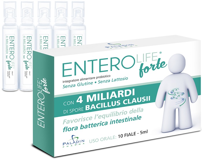 ENTEROLIFE FORTE 4 MILIARDI 10 FIALE DA 5 ML - Farmacia De Pasquale