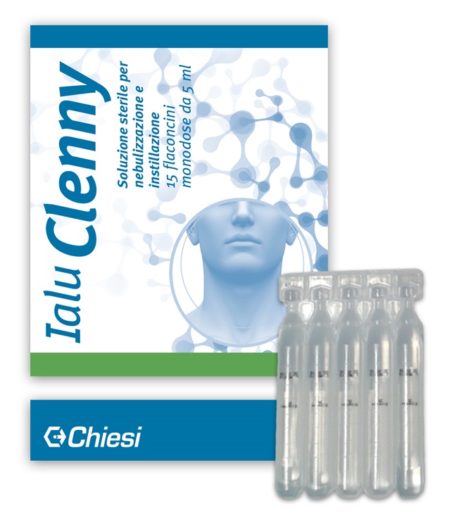 IALU CLENNY 15 FLACONCINI 5 ML SOLUZIONE STERILE PER NEBULIZZAZIONE E INSTILLAZIONE CON ACIDO IALURONICO - Farmacia De Pasquale
