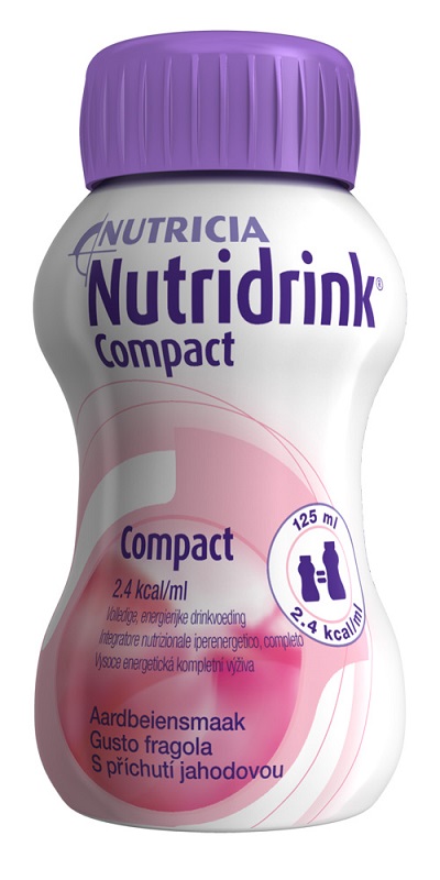NUTRIDRINK COMPACT FRAGOLA 4X125 ML - Farmacia De Pasquale