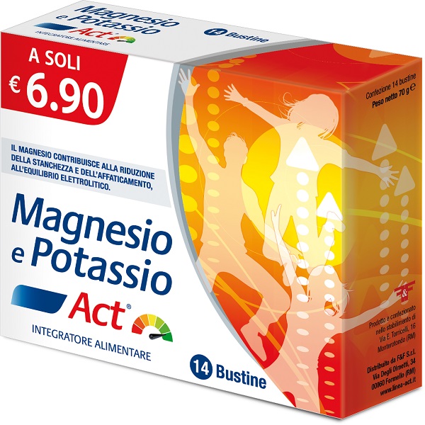 MAGNESIO E POTASSIO ACT 14 BUSTINE - Farmacia De Pasquale