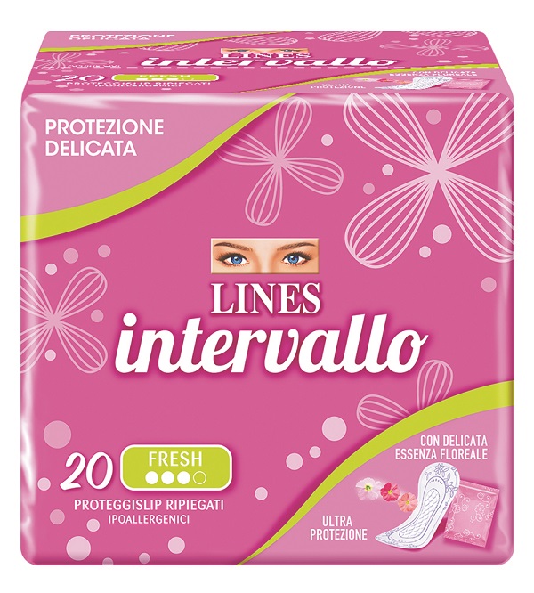 PROTEGGISLIP LINES INTERVALLO FRESH RIPIEGATO 20 PEZZI - Farmacia De Pasquale