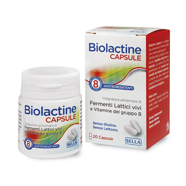BIOLACTINE FERMENTI + VITAMINE 20 CAPSULE - Farmacia De Pasquale
