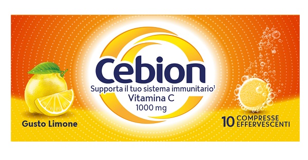 CEBION EFFERVESCENTE VITAMINA C LIMONE 10 COMPRESSE - Farmacia De Pasquale