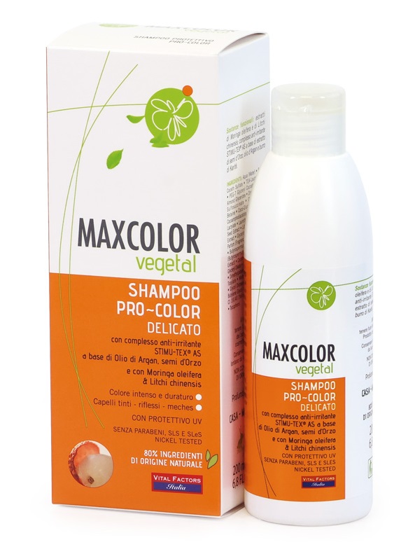 MAXCOLOR VEGETAL SHAMPOO PROTETTIVO PROCOLOR 200 ML - Farmacia De Pasquale