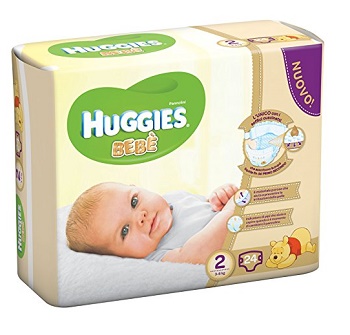 PANNOLINO HUGGIES EXTRA CARE BEBE' BASE 2 24 PEZZI - Farmacia De Pasquale