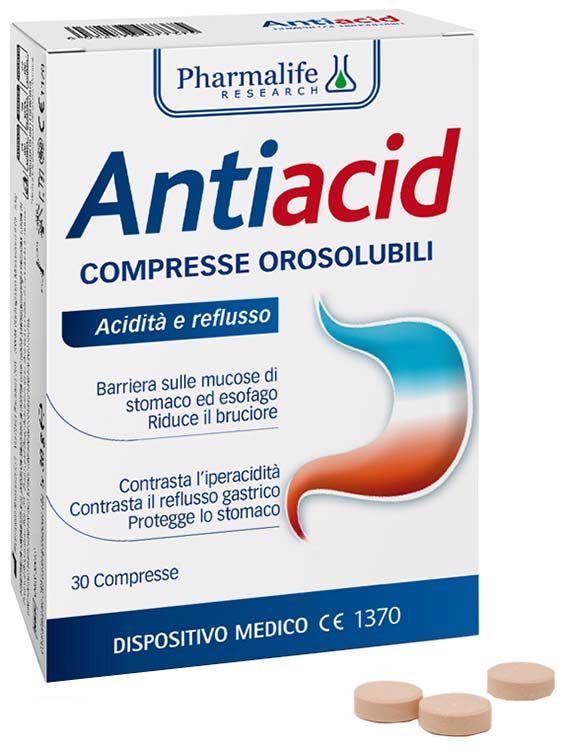 ANTIACID 30 COMPRESSE OROSOLUBILI - Farmacia De Pasquale