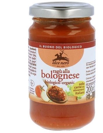RAGU' ALLA BOLOGNESE BIO 200 G - Farmacia De Pasquale