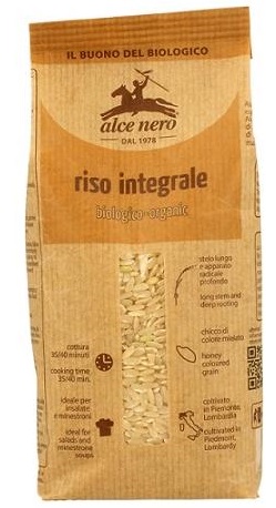 RISO INTEGRALE BIO 500 G - Farmacia De Pasquale
