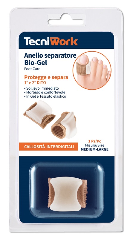 BIO-GEL ANELLO SEPARATORE PER ALLUCE M/L 1 PEZZO - Farmacia De Pasquale