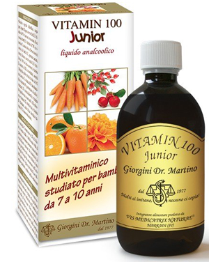 VITAMIN 100 JUNIOR LIQUIDO ANALCOLICO 500 ML - Farmacia De Pasquale