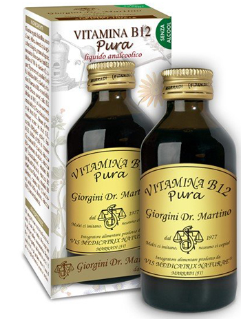 VITAMINA B12 PURA 100 ML LIQUIDO ANALCOLICO - Farmacia De Pasquale