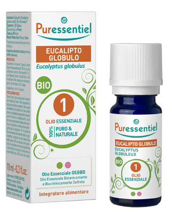 PURESSENTIEL EUCALIPTO GLOBULO OLIO ESSENZIALE BIO 10 ML - Farmacia De Pasquale
