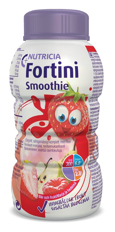 FORTINI SMOOTHIE MULTI FIBRE GUSTO FRUTTI ROSSI 200 ML - Farmacia De Pasquale