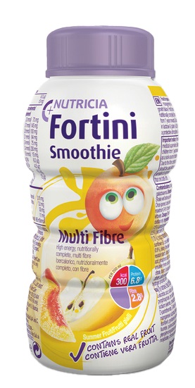 FORTINI SMOOTHIE MULTI FIBRE GUSTO FRUTTI GIALLI 200 ML - Farmacia De Pasquale