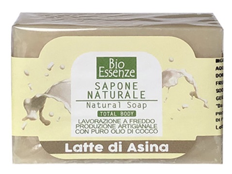 BIO ESSENZE SAPONE NATURALE LATTE DI ASINA 100 G - Farmacia De Pasquale