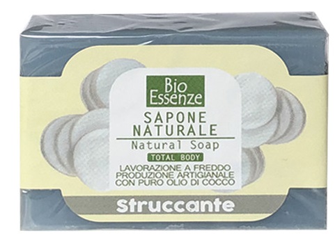 BIO ESSENZE SAPONE NATURALE STRUCCANTE 100 G - Farmacia De Pasquale