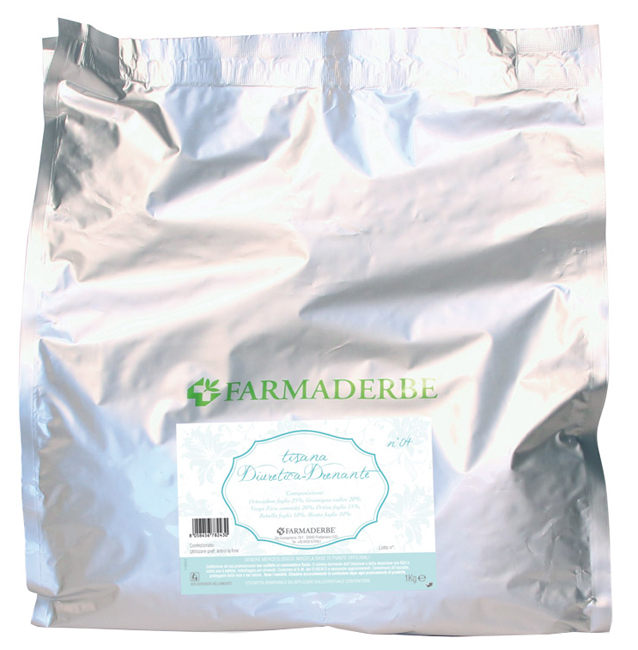TISANA 4 DIURETICA/DRENANTE 1 KG - Farmacia De Pasquale