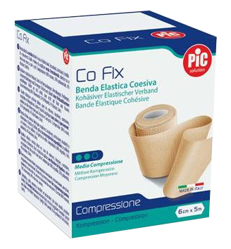 BENDA ELASTICA PIC CO FIX AUTOADESIVA 12X5CM MEDIUM - Farmacia De Pasquale