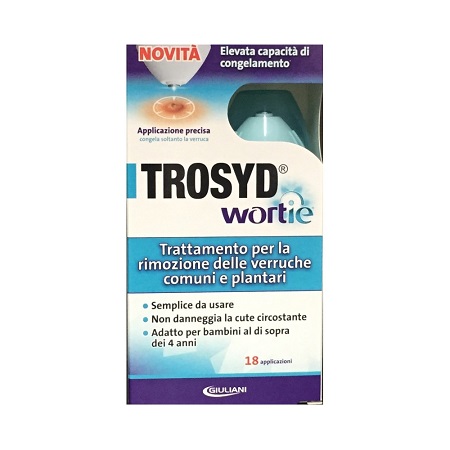 TROSYD WORTIE CRIOGENIZZANTE VERRUCHE COMUNI/PLANTARI 50 G - Farmacia De Pasquale