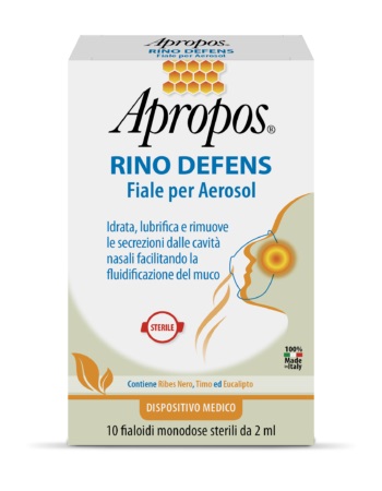APROPOS RINO DEFENS 10 FIALE PER AEROSOL 2 ML - Farmacia De Pasquale