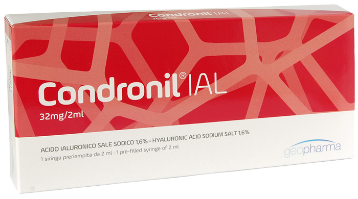 SIRINGA INTRA-ARTICOLARE CONDRONIL IAL ACIDO IALURONICO 1,6% 2 ML - Farmacia De Pasquale