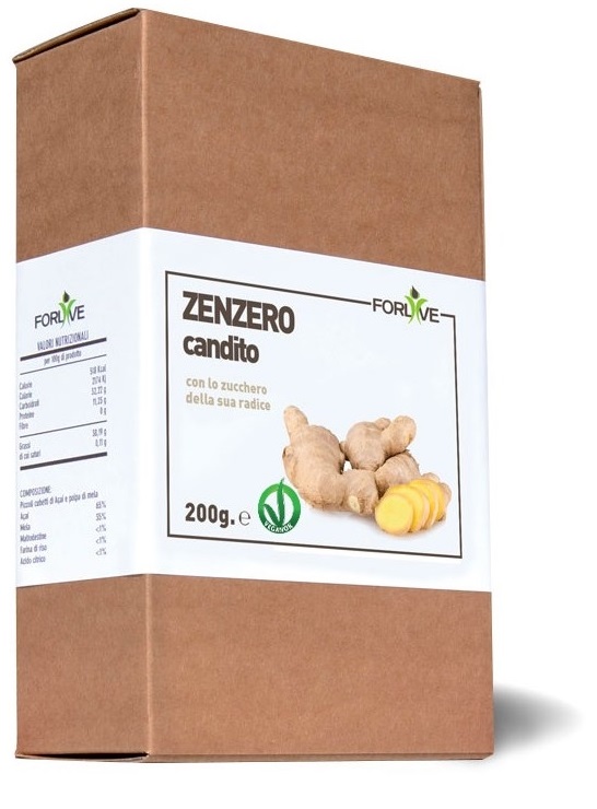 ZENZERO CANDITO 200 G - Farmacia De Pasquale