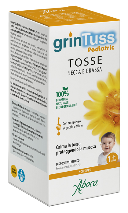 GRINTUSS PEDIATRIC SCIROPPO 180 G - Farmacia De Pasquale