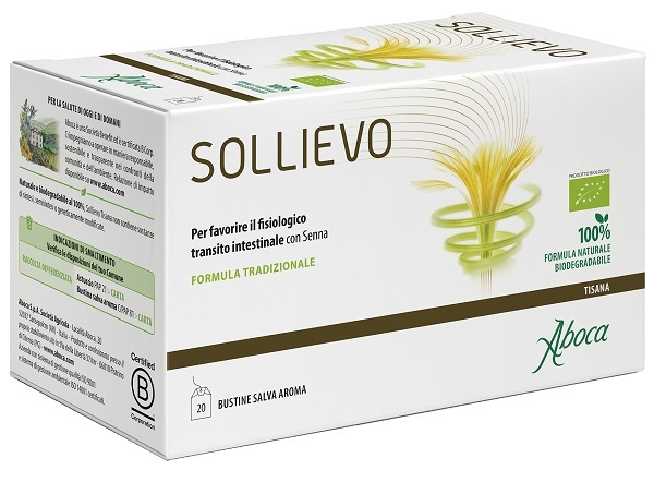SOLLIEVO TISANA BIO 20 FILTRI DA 2,2 G - Farmacia De Pasquale