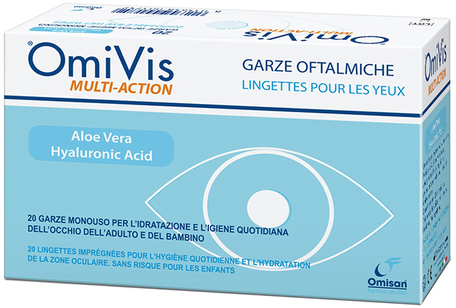 GARZE OFTALMICHE OMIVIS 20 PEZZI - Farmacia De Pasquale