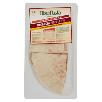 FIBERPASTA FOCACCIA 4 X 250 G - Farmacia De Pasquale