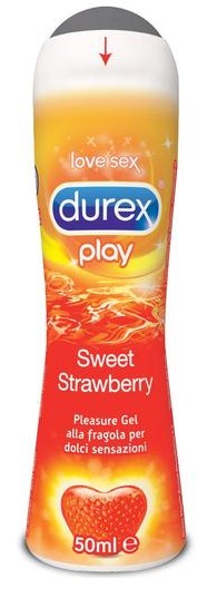 DUREX FRAGOLA GEL LUBRIFICANTE 50 ML - Farmacia De Pasquale