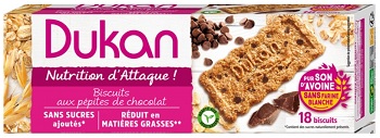 DUKAN EXPERT BISCOTTO CRUSCA GOCCE DI CIOCCOLATO 225 G - Farmacia De Pasquale