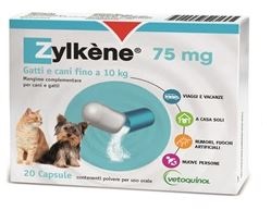 ZYLKENE CANI E GATTI FINO A 10KG 20 CAPSULE 75 MG - Farmacia De Pasquale