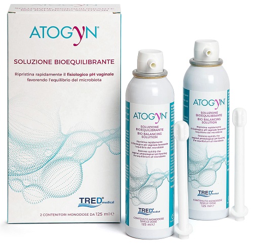 ATOGYN DISPOSITIVO IGIENE VAGINALE E RIPRISTINO PH FISIOLOGICO BAG ON VALVE 2 PEZZI DA 125ML - Farmacia De Pasquale
