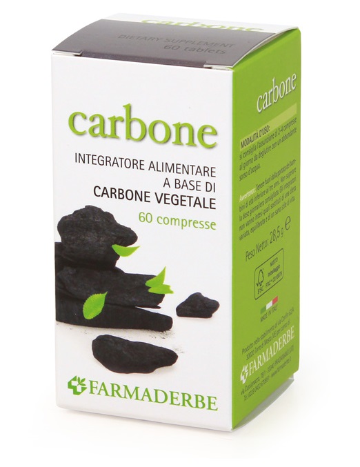 CARBONE VEGETALE 60 COMPRESSE - Farmacia De Pasquale