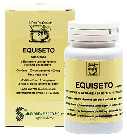 EQUISETO 400 MACERATO GLICERICO 100  COMPRESSE - Farmacia De Pasquale