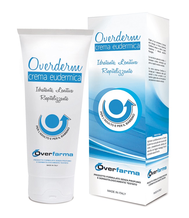 OVERDERM CREMA EUDERMICA IDRATANTE LENITIVA PER ADULTI E BAMBINI 75 ML - Farmacia De Pasquale