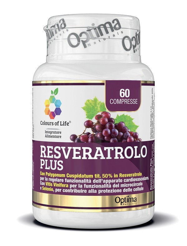 COLOURS OF LIFE RESVERATROLO PLUS 60 COMPRESSE 1000 MG - Farmacia De Pasquale