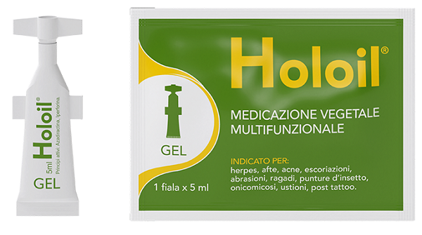 HOLOIL MONODOSE GEL TERMOSOFFIATA 1 FIALA 5ML - Farmacia De Pasquale
