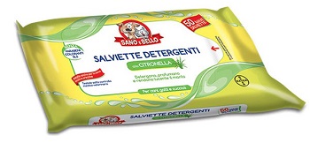 SANO E BELLO SALVIETTE DETERGENTI CITRONELLA 50 PEZZI - Farmacia De Pasquale