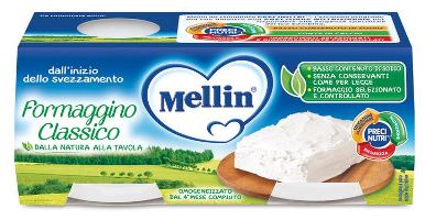 MELLIN BABY FORMAGGINO CLASSICO 2 X 80 G - Farmacia De Pasquale