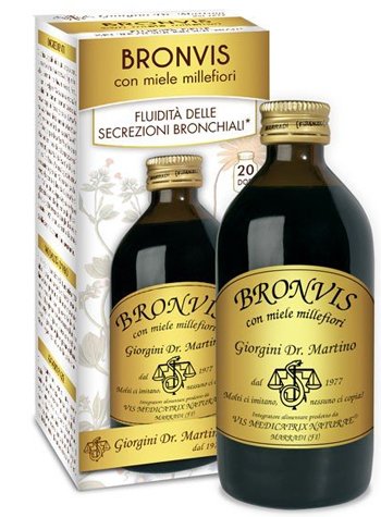 BRONVIS CON MIELE MILLEFIORI 200 ML - Farmacia De Pasquale