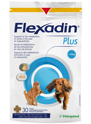 FLEXADIN PLUS CANI DI TAGLIA PICCOLA E GATTI 30 TAVOLETTE APPETIBILI - Farmacia De Pasquale