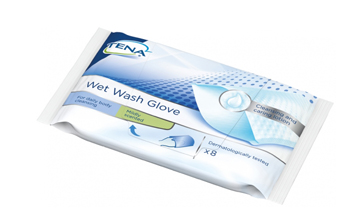 TENA WET WASH GLOVE GUANTO DETERGENTE UMIDIFICATO 8 PEZZI - Farmacia De Pasquale