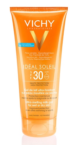 IDEAL SOLEIL GEL WET CORPO SPF30 200 ML - Farmacia De Pasquale