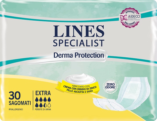 LINES SPECIALIST DERM PANNOLONE SAGOMATO EXTRA 30 PEZZI - Farmacia De Pasquale
