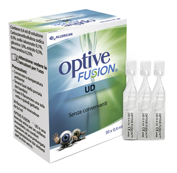 OPTIVE FUSION UD SOLUZIONE OFTALMICA STERILE 30 FLACONCINI MONODOSE 0,4 ML - Farmacia De Pasquale